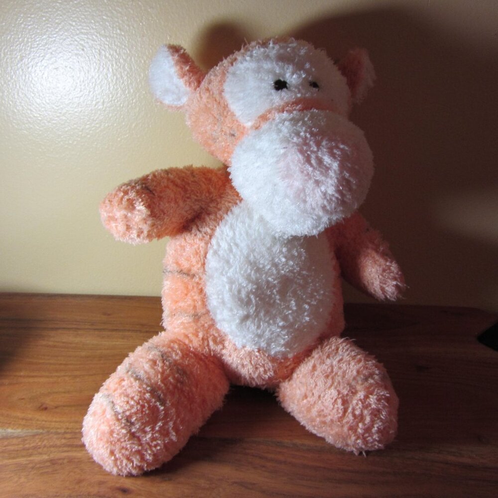 3 for $60 - plush disney store pastel tigger winnie the pooh beans (w3467)